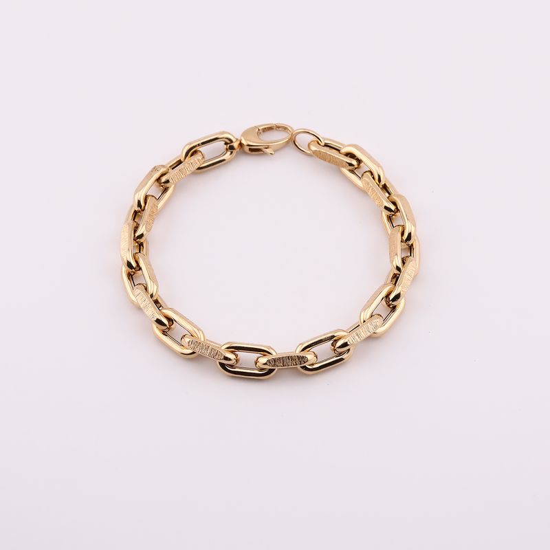 Pulso Eslabon Invert. 14k 12.5g 20cm