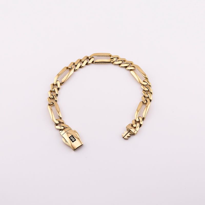 Pulso Tipo Monaco 14k 8.8g 17cm