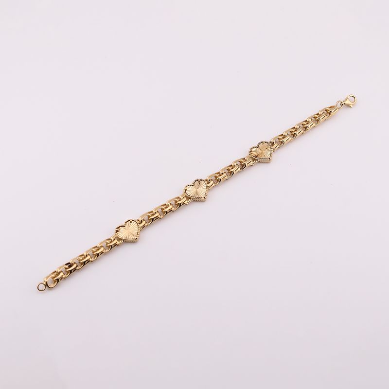 Pulso Corazones  14k 13.2g 16cm