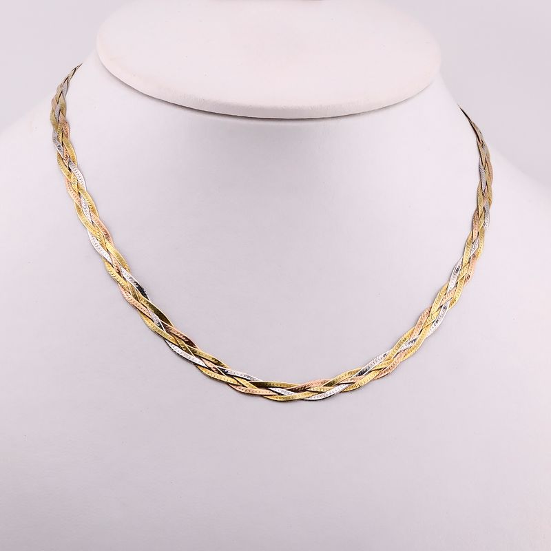 Gargantilla Trenzada  14k 7.9g