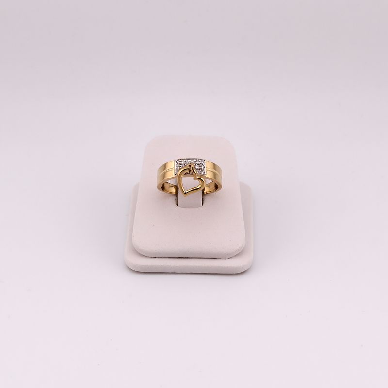 Anillo Corazon Colg. 14k 4.5g #8