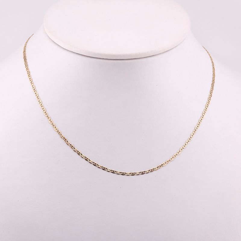 Cadena Escalera 14k 2g 55cm