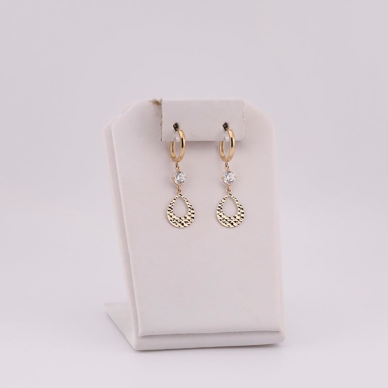 Aretes Colg. C/p 14k 2g