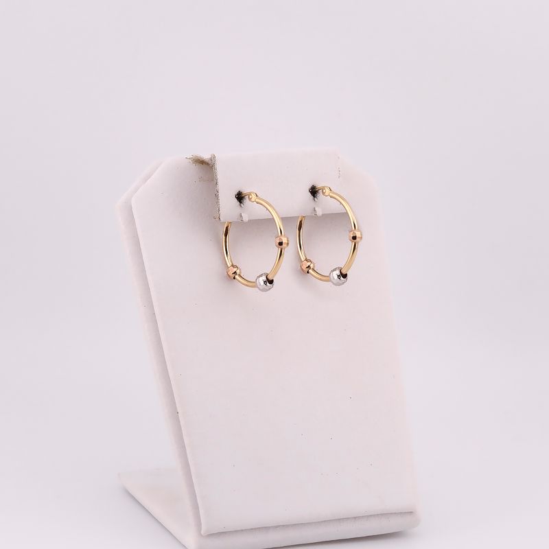 Arracadas Borlas  14k 1.2g