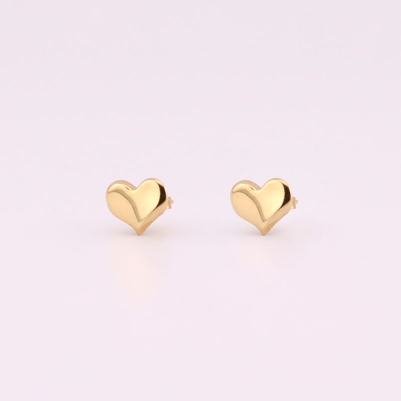 Aretes Corazon 10k 1.5g