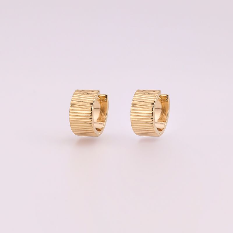 Aretes Huggies Relim. 14k 2.9g
