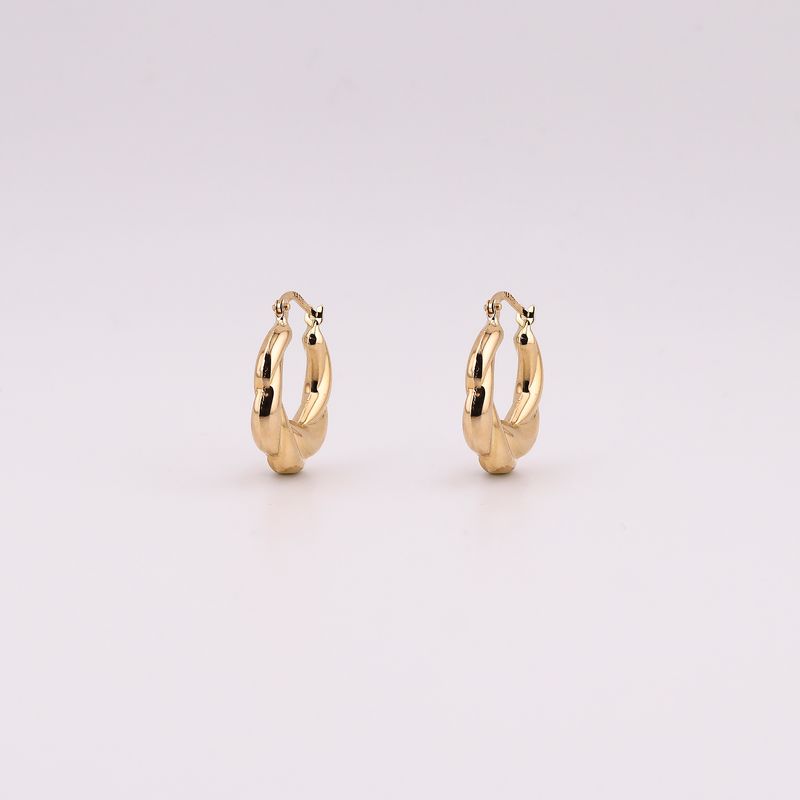 Arracadas Canasta Torcidas 10k 2.2g