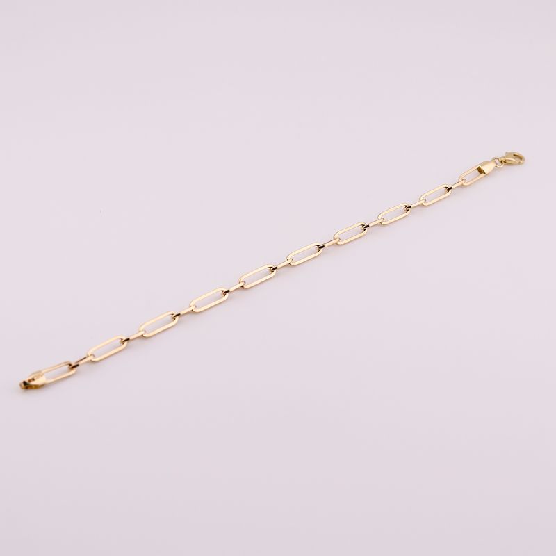 Pulsera Eslabon Inv. 10k 2.1g 18cm