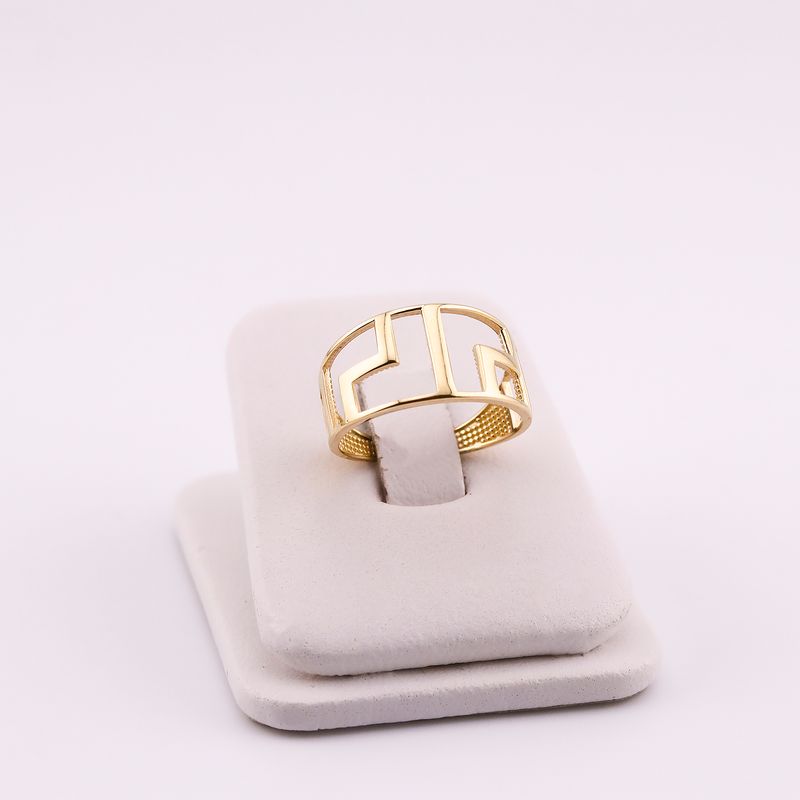 Anillo Figuras 10k 1.8g #6.5