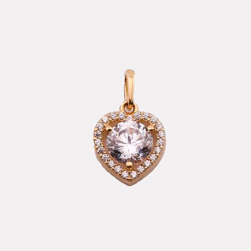 Dije Corazon C/p Bca 14K 1.5
