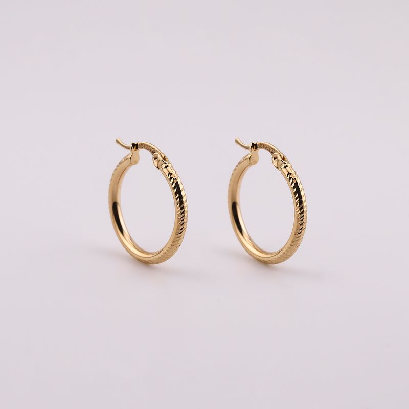 Arracadas Dimant. 14k 1.8g