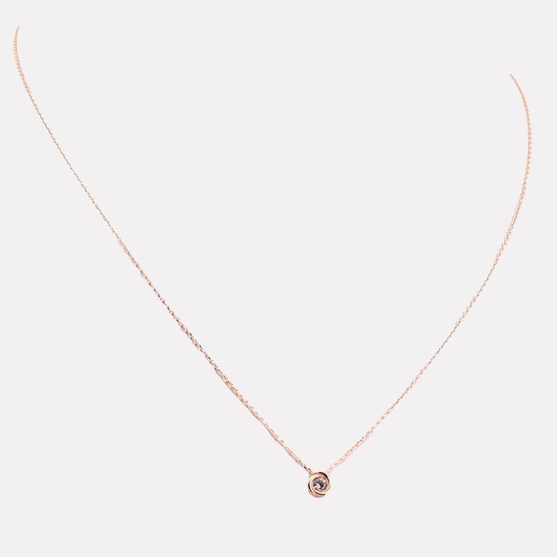 Gargantilla Rosa C/p 14K 1.6g