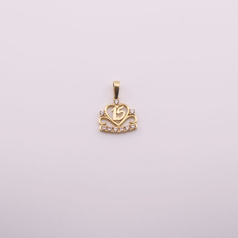 Dije 15 Años Corona 10k 1.1g