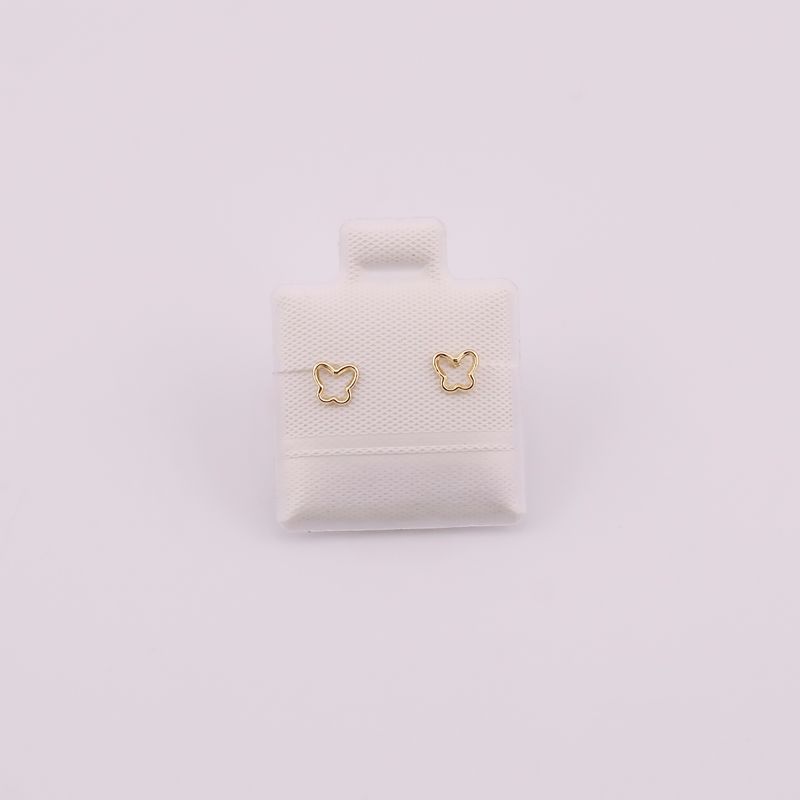 Broqueles Mariposa Silueta 10k 0.2g