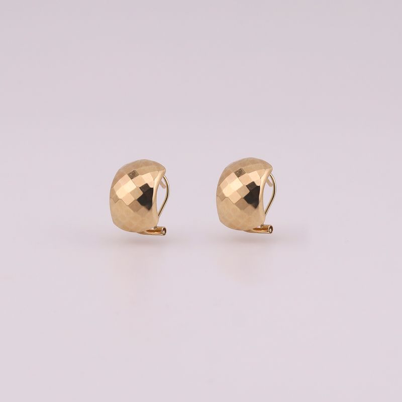 Aretes Facetados 10k 1.8