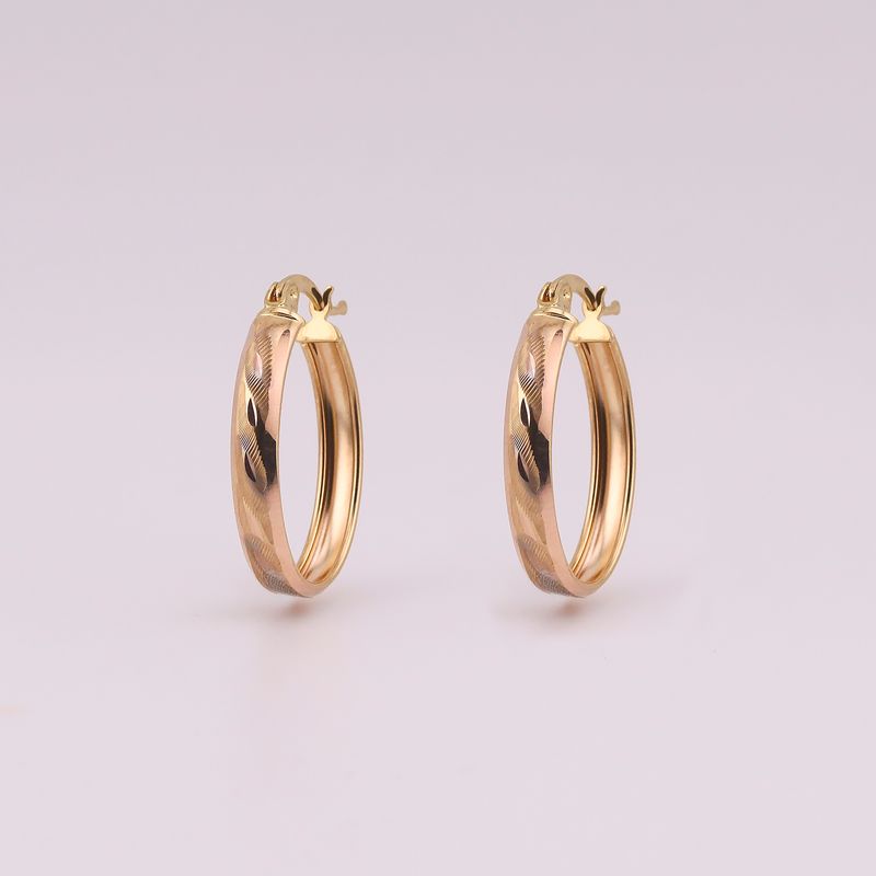 Arracadas Ovalo Dimant.tnos 14k 2.7g