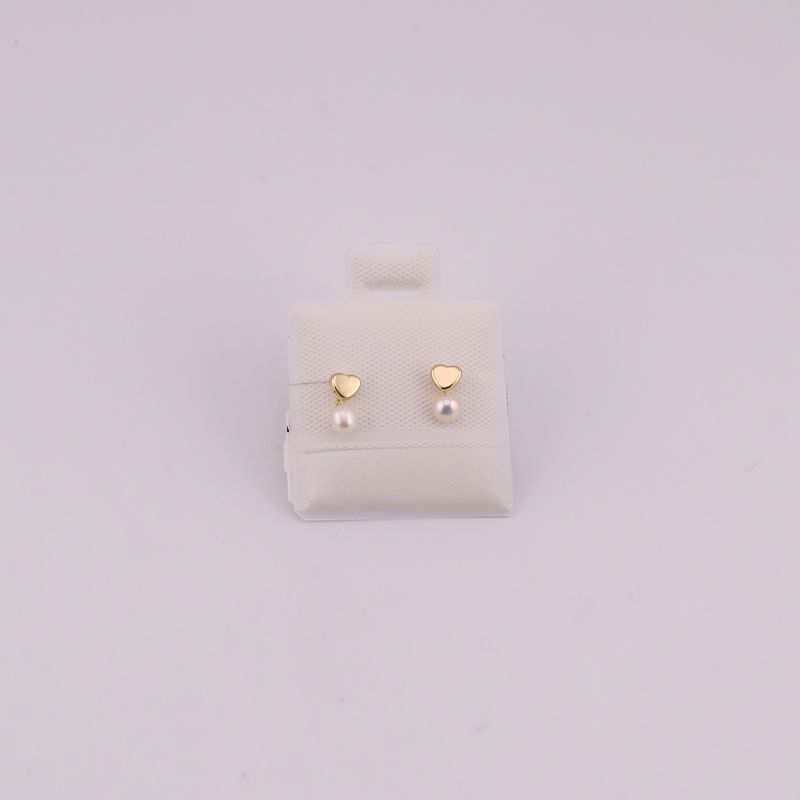 Broqueles Corazon 10k 0.2g