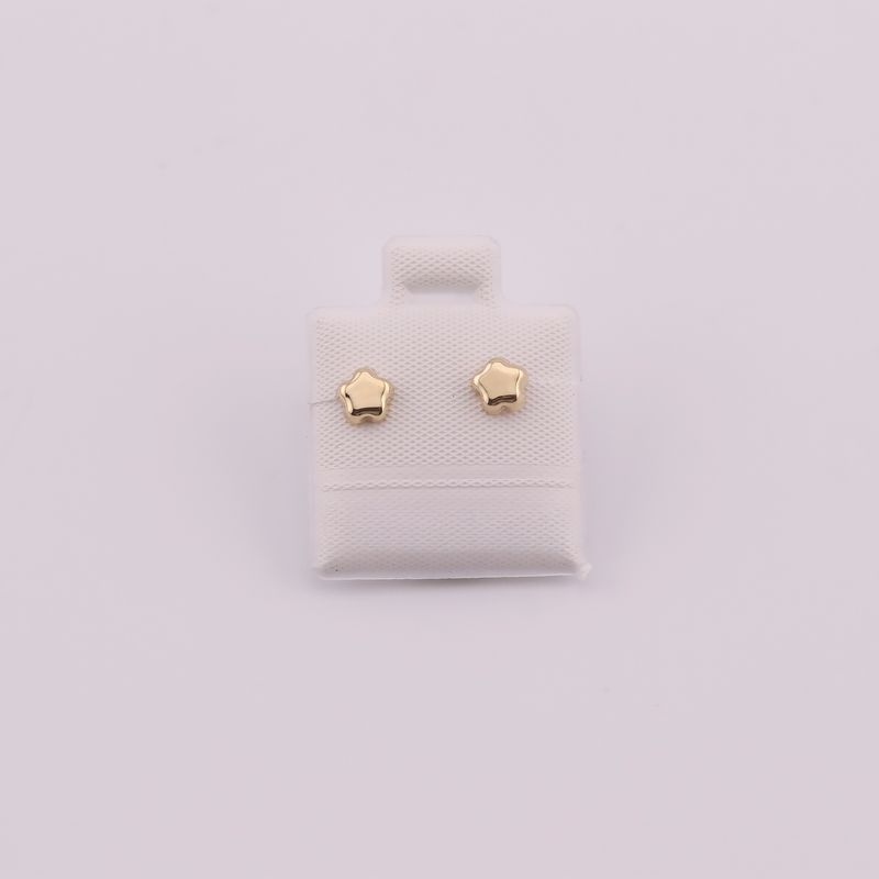 Broqueles Inflado Flor 10k 0.2g