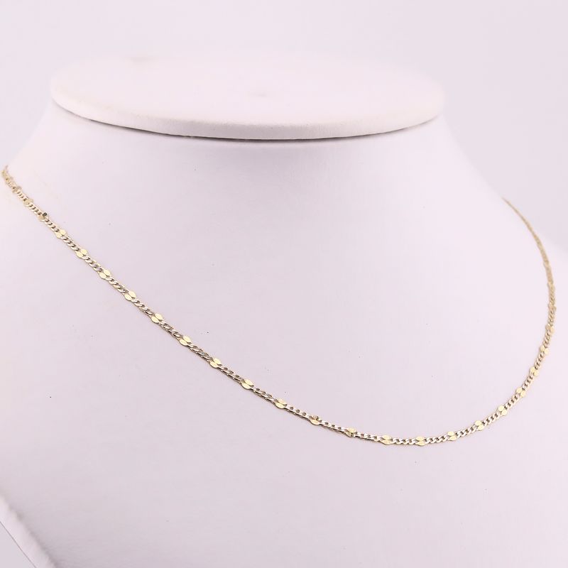 Cadena Mixta Del 14k 55cm 1.9g