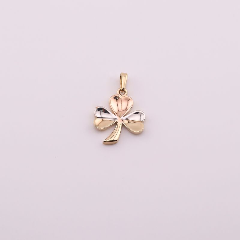 Dije Trebol/suerte Tns 14k 1.2g