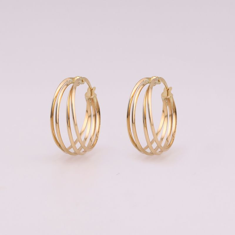 Arracadas Triples 14k 2.9g