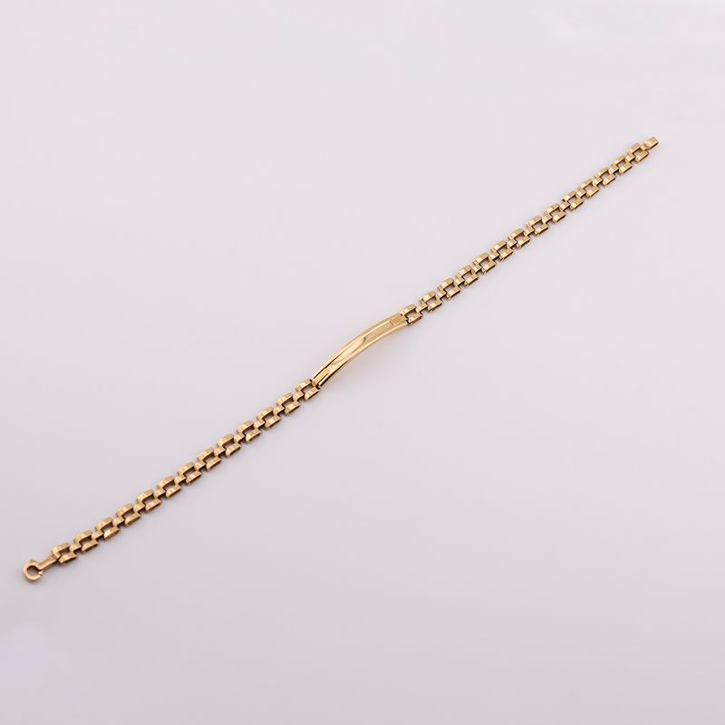 Esclava Tipo Rolex 14k 6.1g 20cm