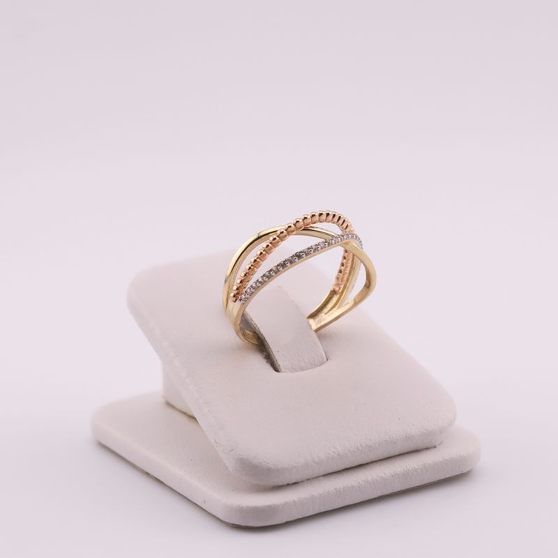 Anillo Tns C/p 14k 2.4g #8