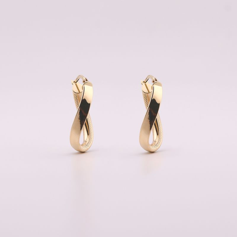 Arracadas Torcidas Reli. 14k 1.6g