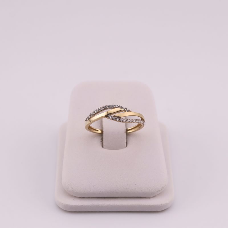 Anillo Ondas C/p 10k 1.1g #7