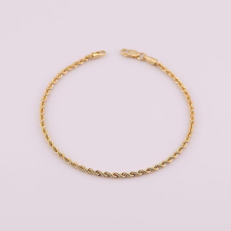 Pulso Torzal 14k 21cm 1.6g