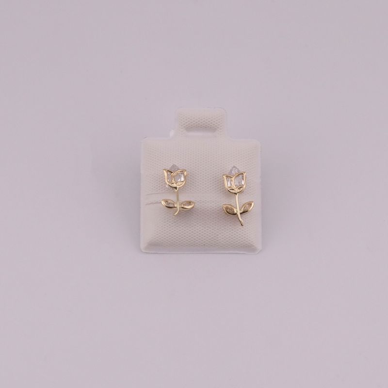 Broqueles Tulipan Real 10k 0.5g