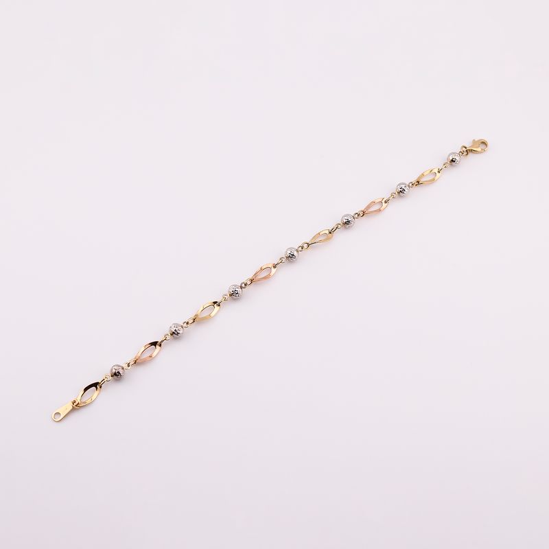 Pulso Borlas Bcas 14k 3.6g 18cm