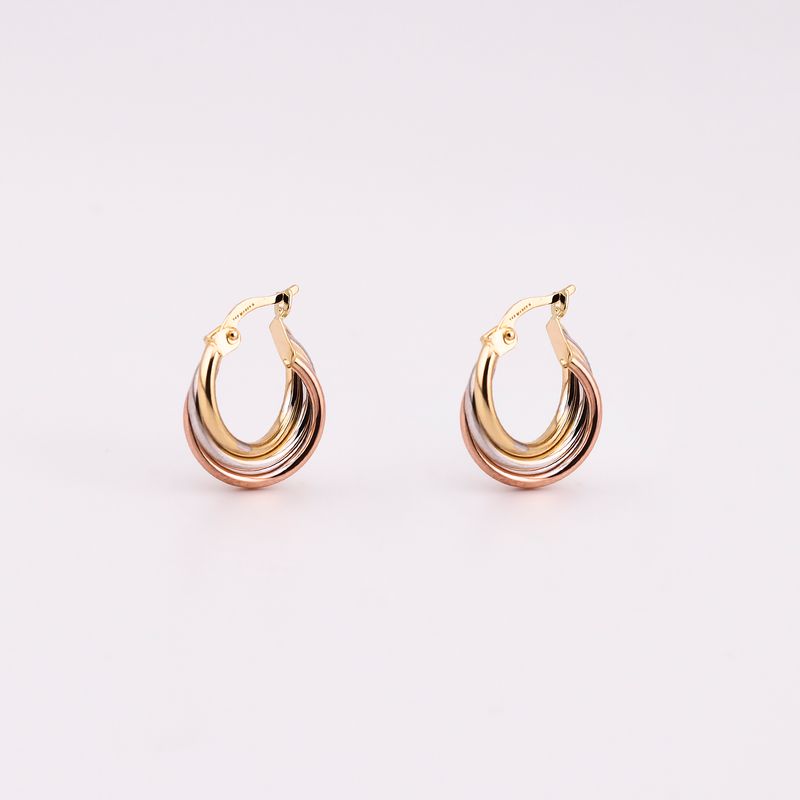 Arracadas Tres Tns Ch. 14k 1.7g