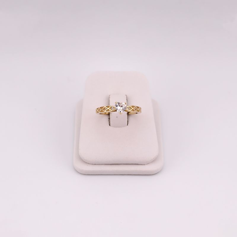 Anillo Corazon C/p Bca 10k 1.8g #7