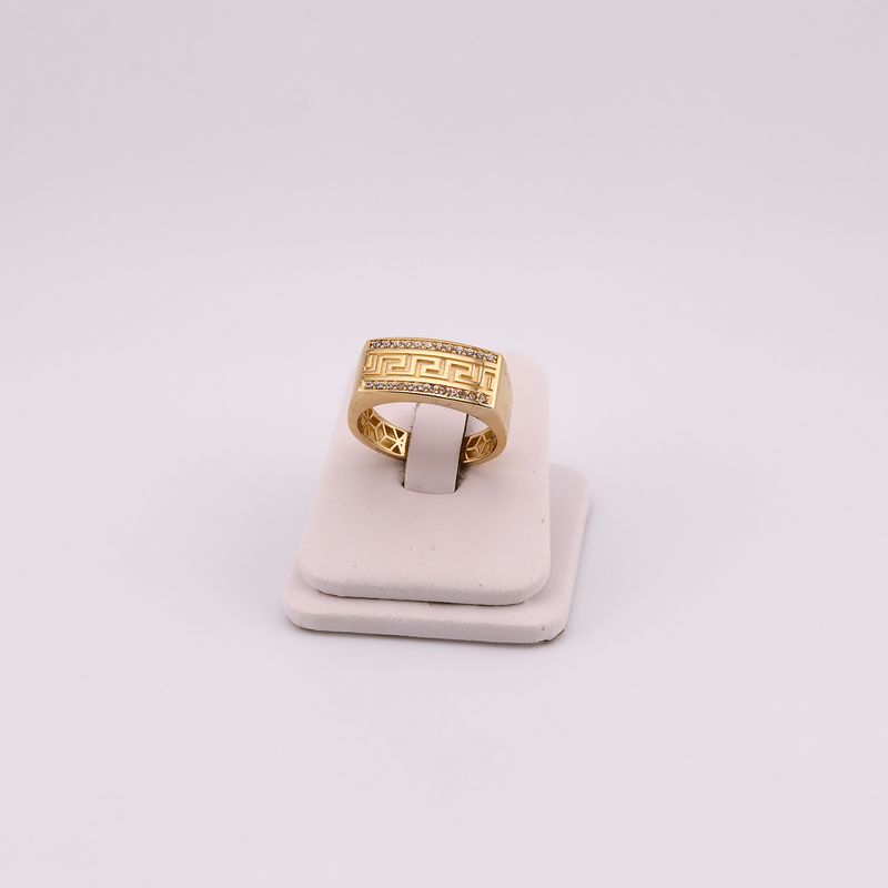 Anilllo Tipo Sello C/p Bcas 10k 4g #10