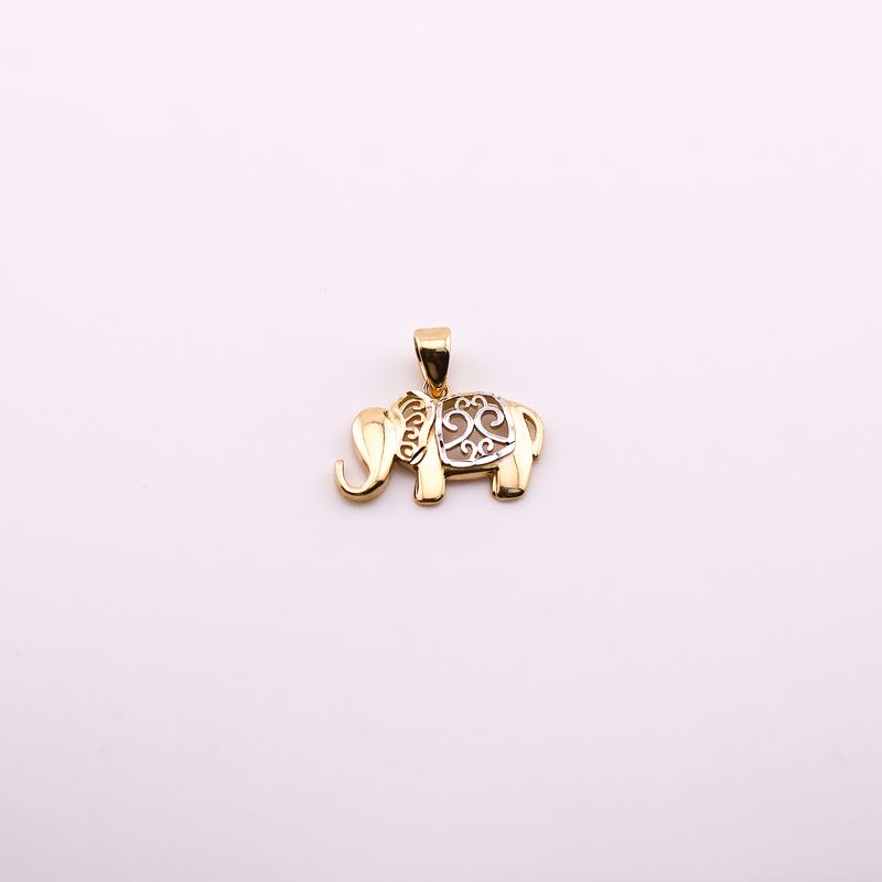 Dije Elefante 2 Tns 14k 1.2g