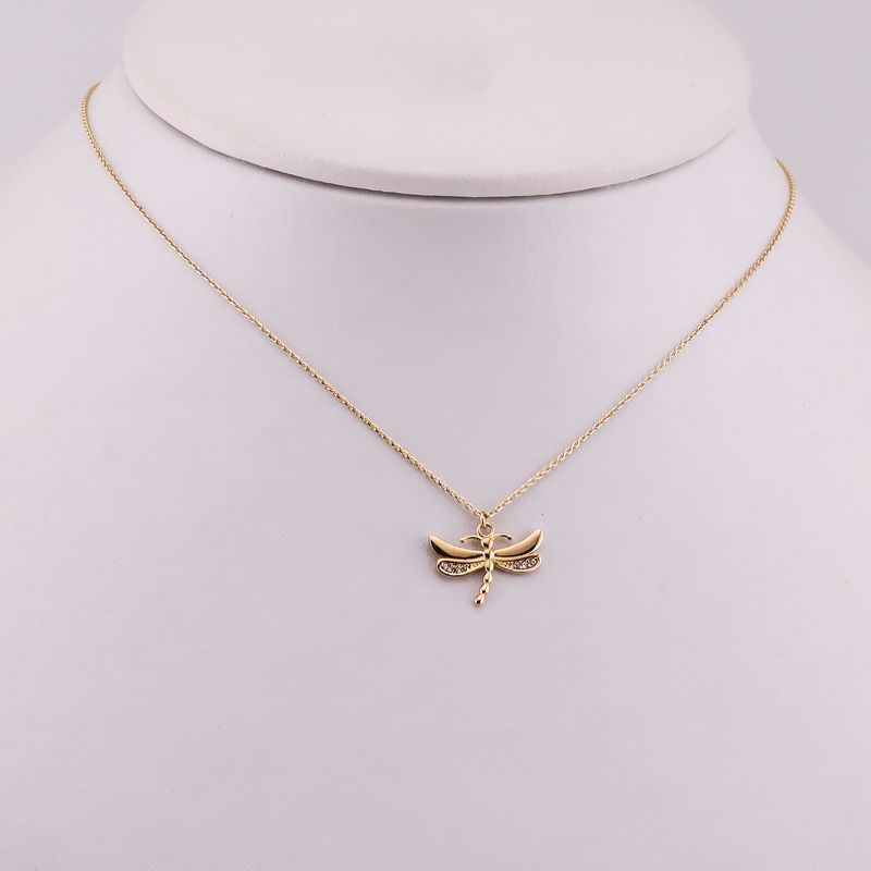 Gargantilla Libelula 14k 2.0g