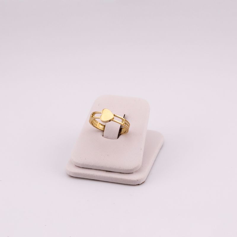 Anillo Corazon Movible  10k 2g #7