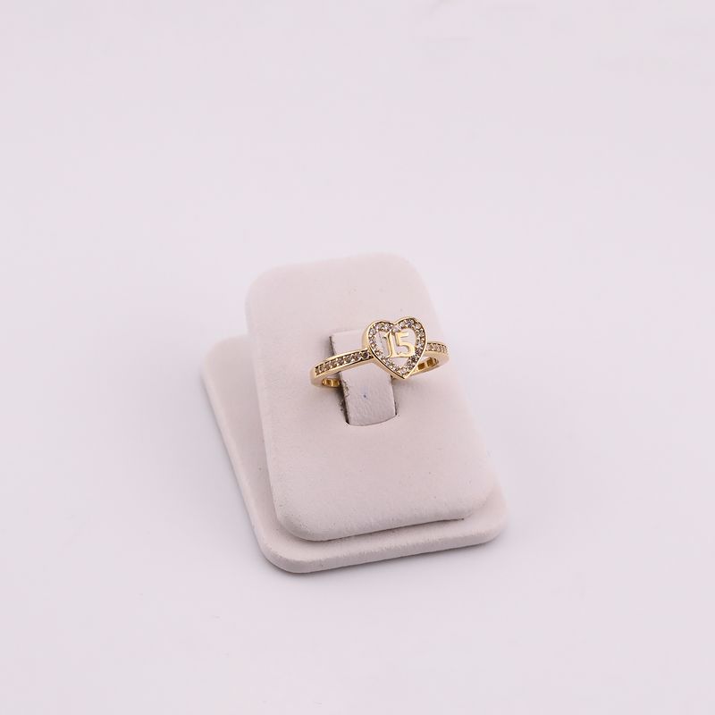 Anillo 15 Años 14k 1.8g #8.5