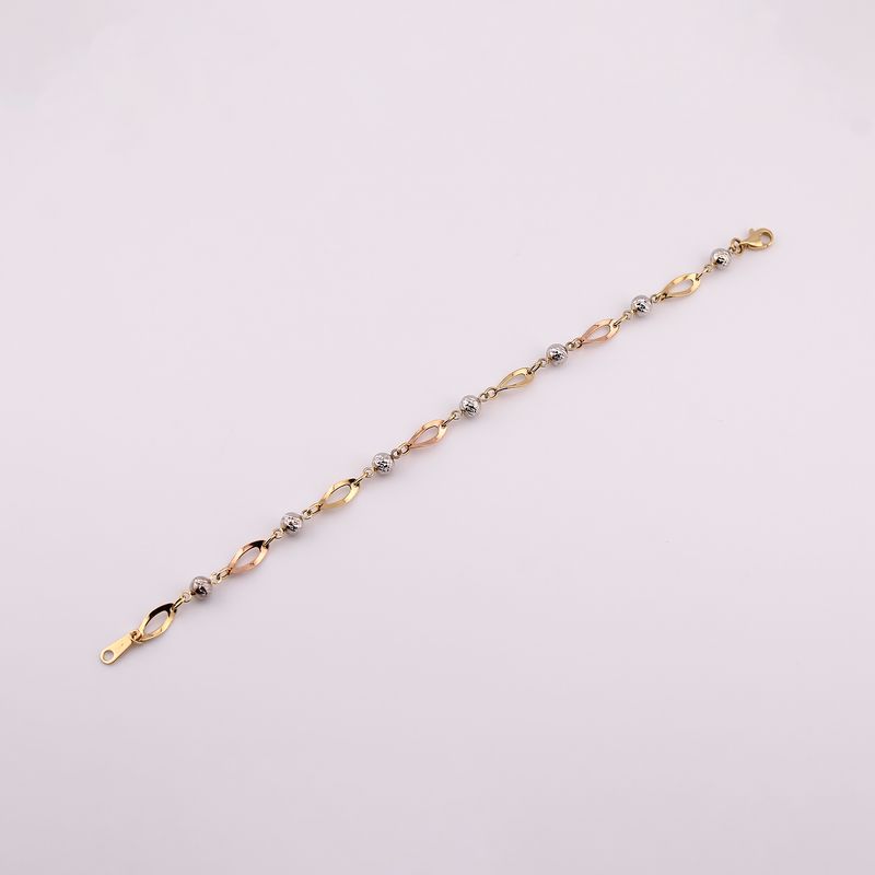 Pulso Borlas Bcas 14k 3.6g 18cm