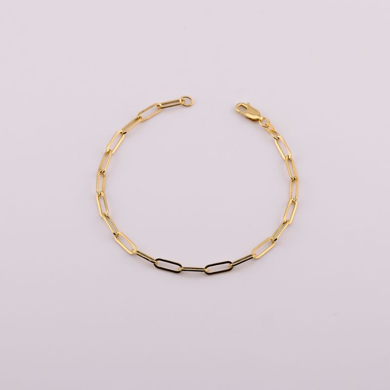 Pulso Paper Clip 14k 1.6g 17cm