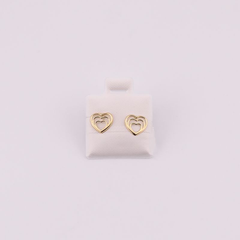 Broqueles Corazon Triple 10k 0.2g