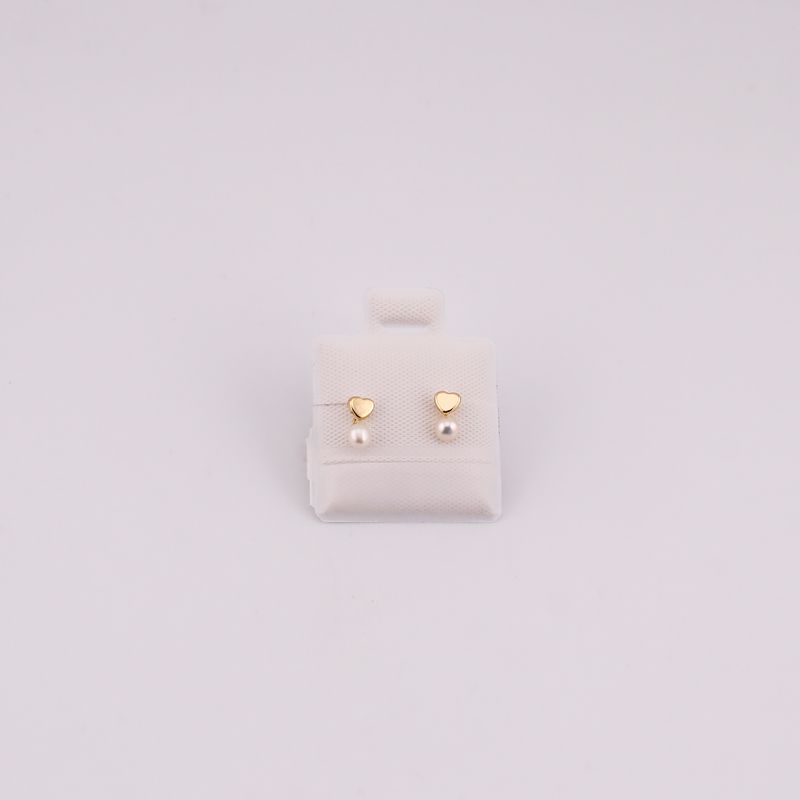 Broqueles Corazon 10k 0.2g