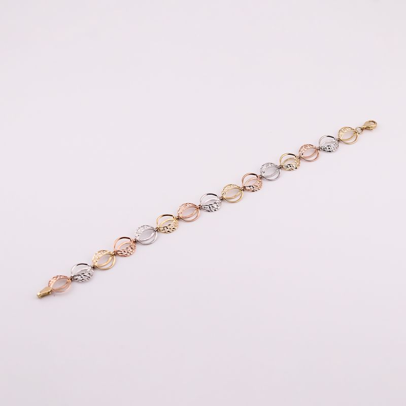 Pulso Circulos Tnos  14k 4g 17cm