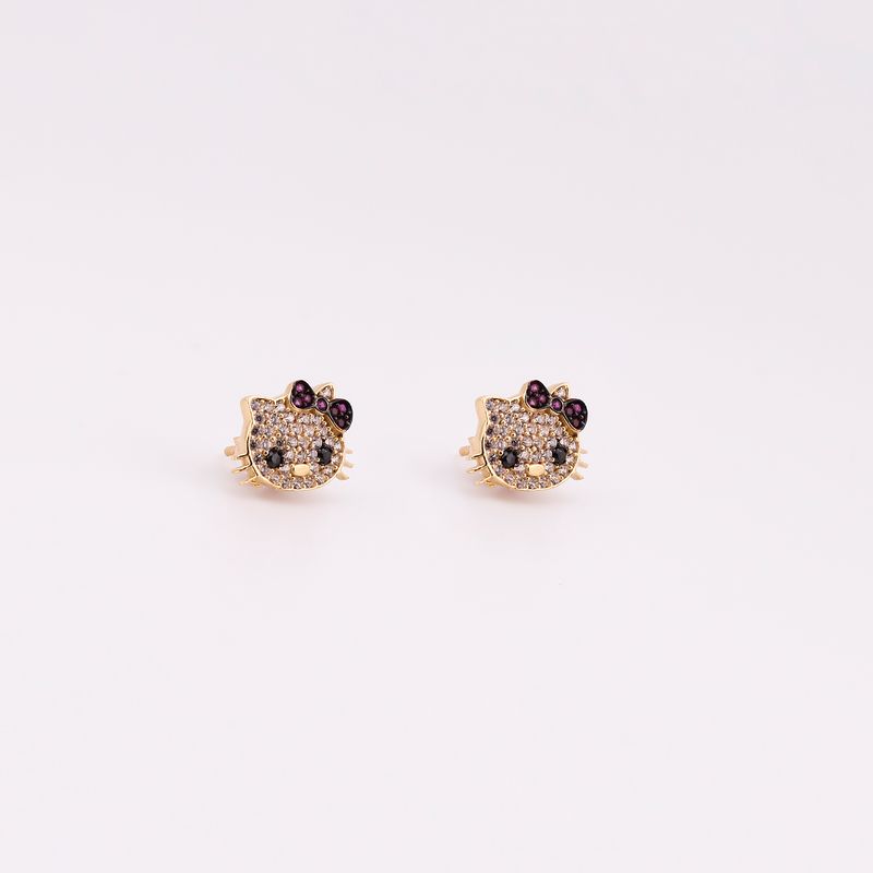 Aretes Hello Kitty 14k 2g