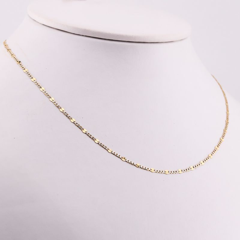 Cadena Mixta Del 14k 55cm 1.9g