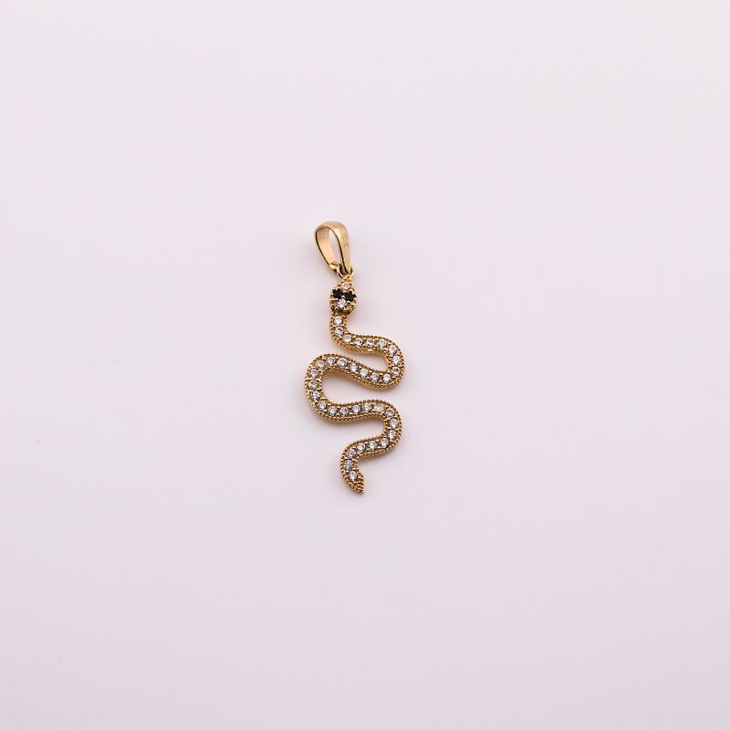 Dije Serpiente C/p 14k 1.3g