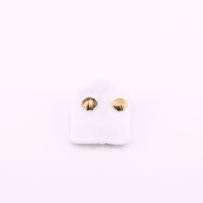 Broqueles Concha 10k 0.2g