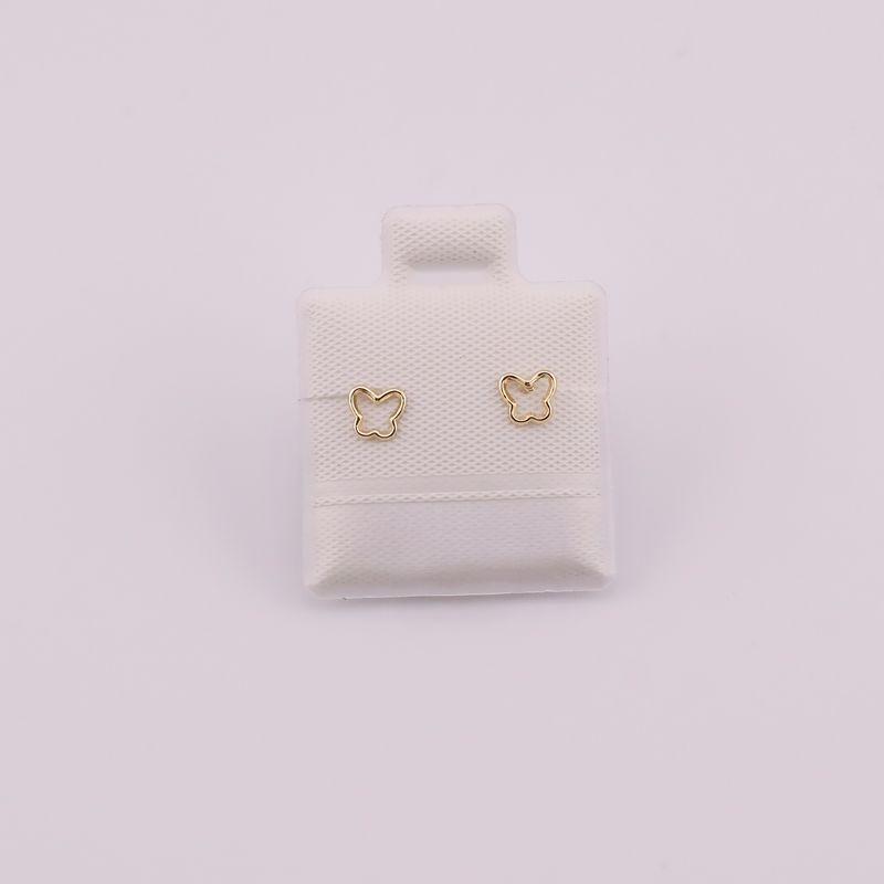 Broqueles Mariposa Silueta 10k 0.2g