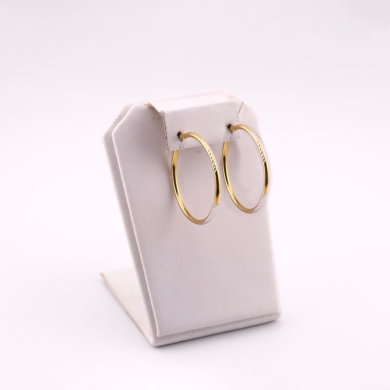 Arracadas Red.3tns. Relim. 14k. 2.4g